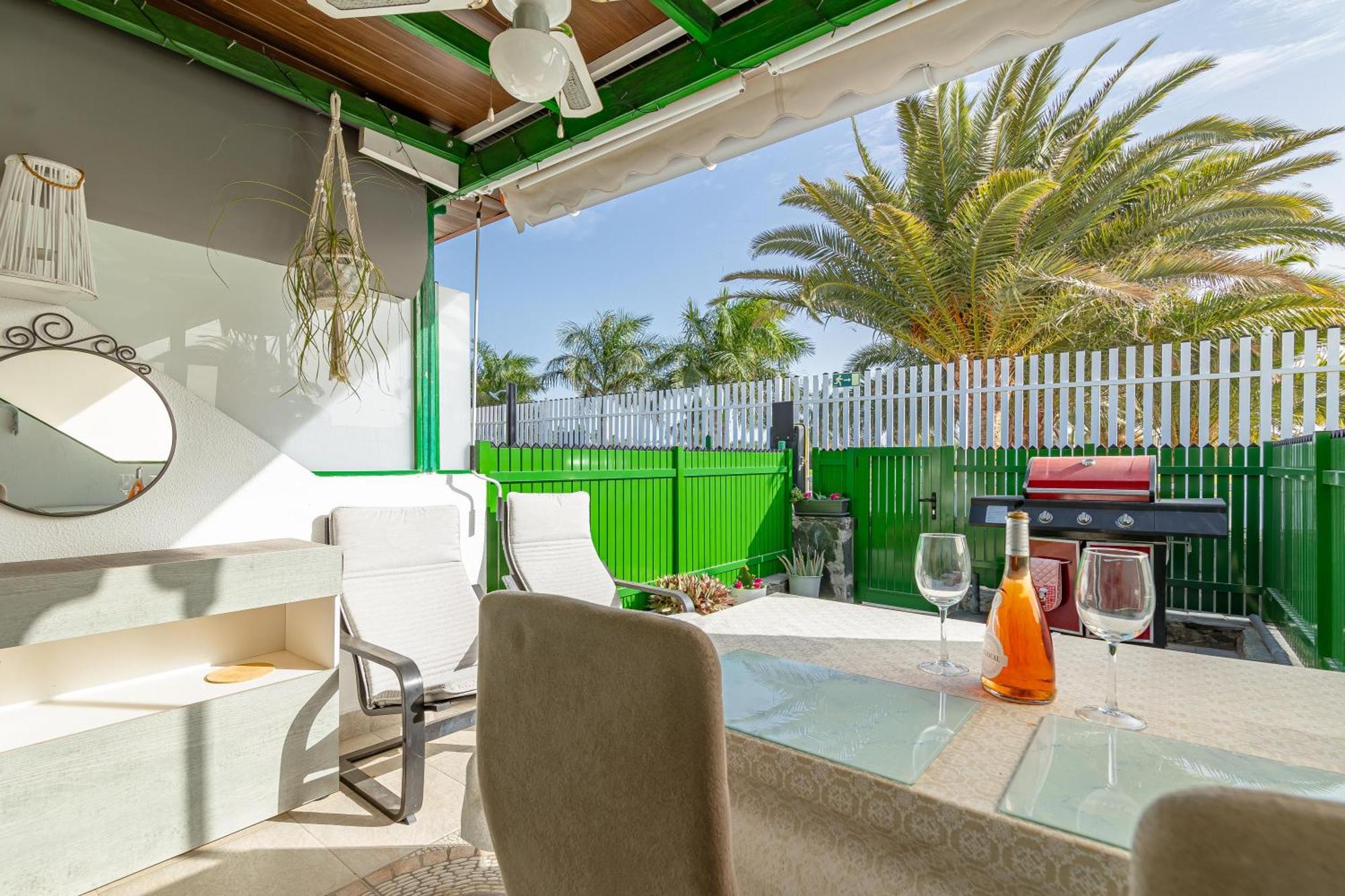 Andrea'S Bungalow, Garden, Barbecue And Pool! San Bartolomé 外观 照片